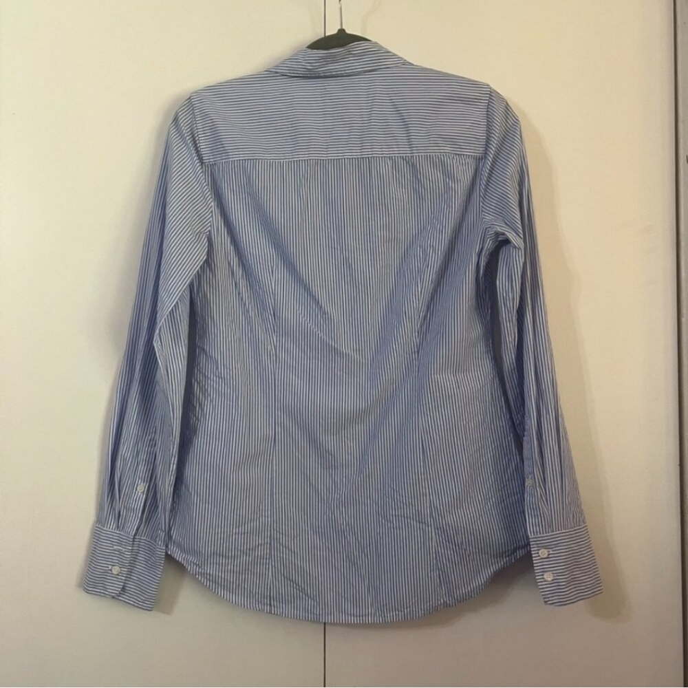 J. Crew Embellished Slim Fit Perfect Shirt Sz 6 - Picture 8 of 10